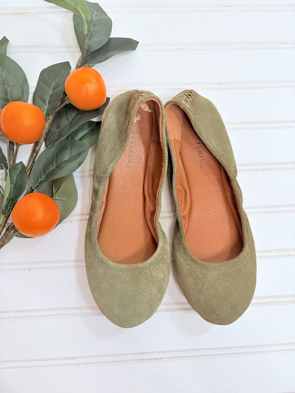 Lucky Brand Erin Suede Ballet Flats